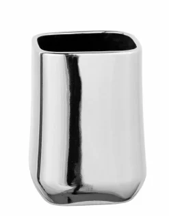 SCHÖNER WOHNEN Zahnputzbecher silberfarben