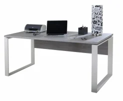 Schreibtisch grau