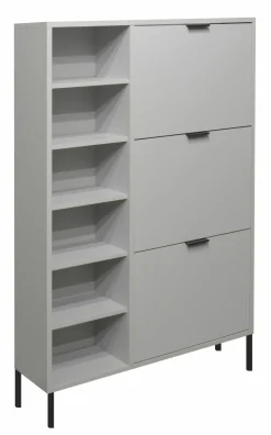 Schuhschrank grau