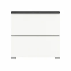 Schuhschrank grauweißsilberfarben