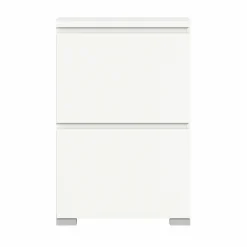 Schuhschrank weißsilberfarben