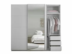 Schwebetürenschrank 3-trg. weiß