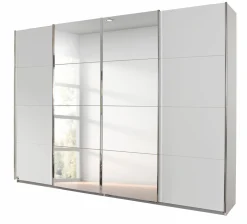 Schwebetürenschrank 4-trg. weiß