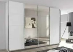 Schwebetürenschrank 4-trg. weiß