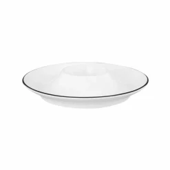 Seltmann Eierbecher mit Ablage schwarz