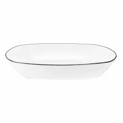 Seltmann Suppenteller eckig 21cm schwarz