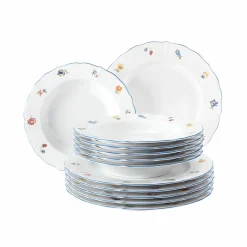 Seltmann Tafelgeschirr 12tlg. mehrfarbig