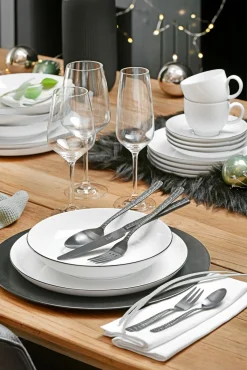 Seltmann Tafelgeschirr 12tlg. schwarz