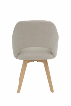 Sessel mit Armlehne drehbar beige