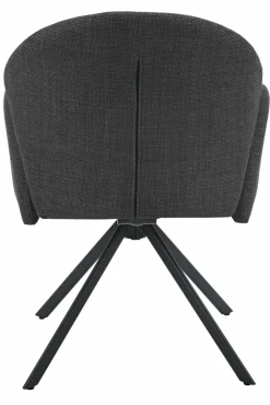 Sessel mit Armlehne drehbar grau