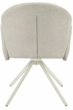 Sessel mit Armlehne drehbar beige