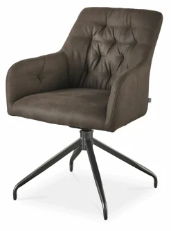 set one by Musterring Armlehnstuhl drehbar grau