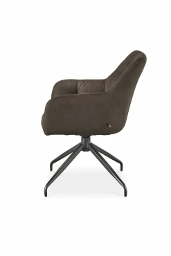 set one by Musterring Armlehnstuhl drehbar grau