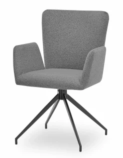 set one by Musterring Armlehnstuhl drehbar grau