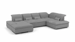 set one by Musterring Eckgarnitur U-Form grau