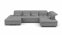 set one by Musterring Eckgarnitur U-Form grau