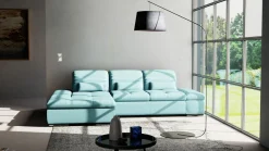 set one by Musterring Eckgarnitur blau