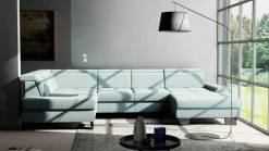 set one by Musterring Wohnlandschaft blau