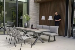 SIENA GARDEN Dining-Bank grau