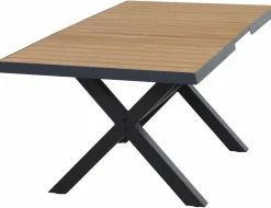 SIENA GARDEN Garten-Ausziehtisch braungrau