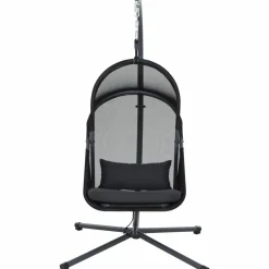 SIENA GARDEN Gartenhängesessel Set 2-tlg schwarz