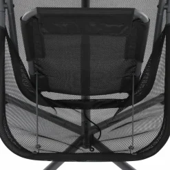 SIENA GARDEN Gartenhängesessel Set 2-tlg schwarz