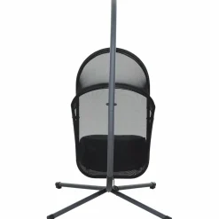 SIENA GARDEN Gartenhängesessel Set 2-tlg schwarz