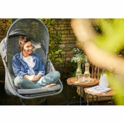 SIENA GARDEN Gartenhängesessel Set 2-tlg blau