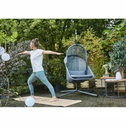 SIENA GARDEN Gartenhängesessel Set 2-tlg blau