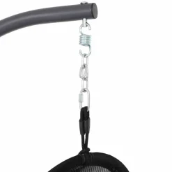 SIENA GARDEN Gartenhängesessel grauschwarz