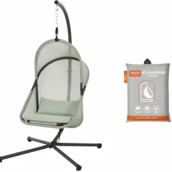 SIENA GARDEN Gartenhängesessel Set 2-tlg grün