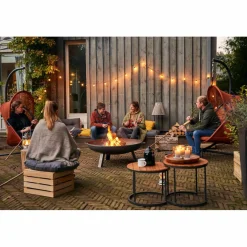 SIENA GARDEN Gartenhängesesssel Set 2-tlg rot