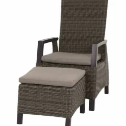 SIENA GARDEN Gartenhocker grau