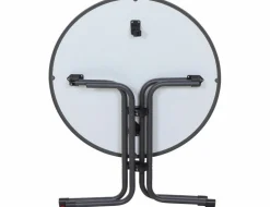 SIENA GARDEN Garten-Klapptisch rund grau