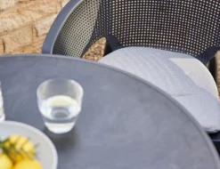 SIENA GARDEN Garten-Klapptisch rund grau