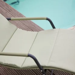 SIENA GARDEN Gartenliege grüngrau