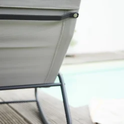 SIENA GARDEN Gartenliege grau