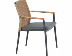 SIENA GARDEN Garten-Stapelsessel braungrau