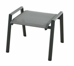 SIENA GARDEN Hocker grausilberfarbenschwarz