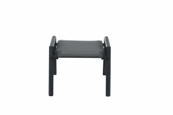 SIENA GARDEN Hocker grausilberfarbenschwarz