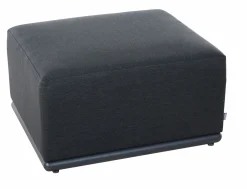 SIENA GARDEN Hocker schwarzgrau