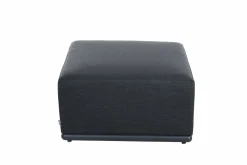 SIENA GARDEN Hocker schwarzgrau