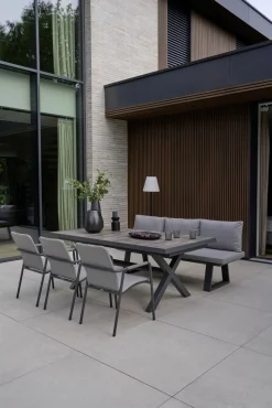 SIENA GARDEN Stapelstuhl grau