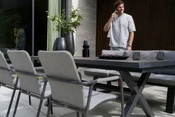 SIENA GARDEN Stapelstuhl grau