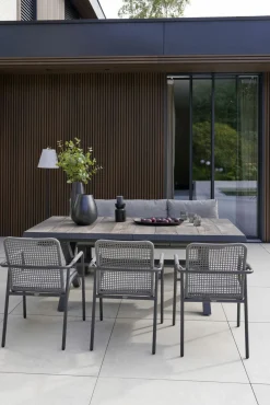 SIENA GARDEN Stapelstuhl grau