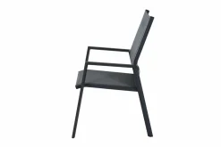 SIENA GARDEN Stapelstuhl grausilberfarbenschwarz