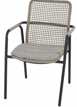 SIENA GARDEN Stapelstuhl Taupe grau