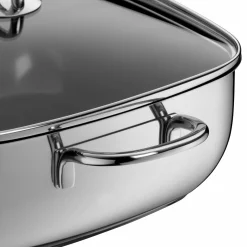 Silit Schmorkasserolle 29x29cm silberfarben