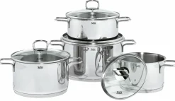 Silit Topfset 4tlg. silberfarben