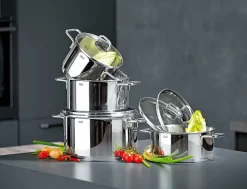 Silit Topfset 4tlg. silberfarben